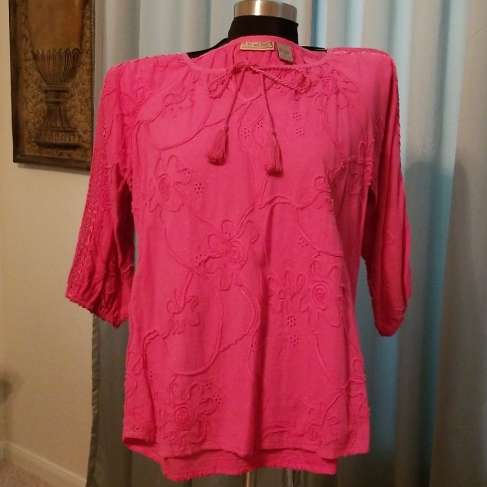 Pink blouse